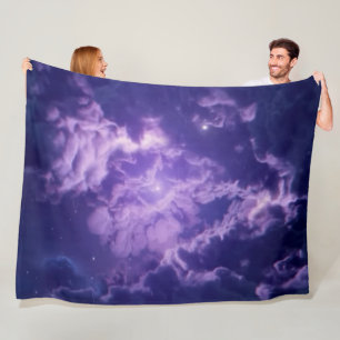 SPACE CLOUDS FLEECE BLANKET