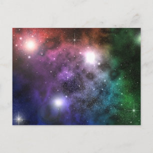 Space Clouds Postcard