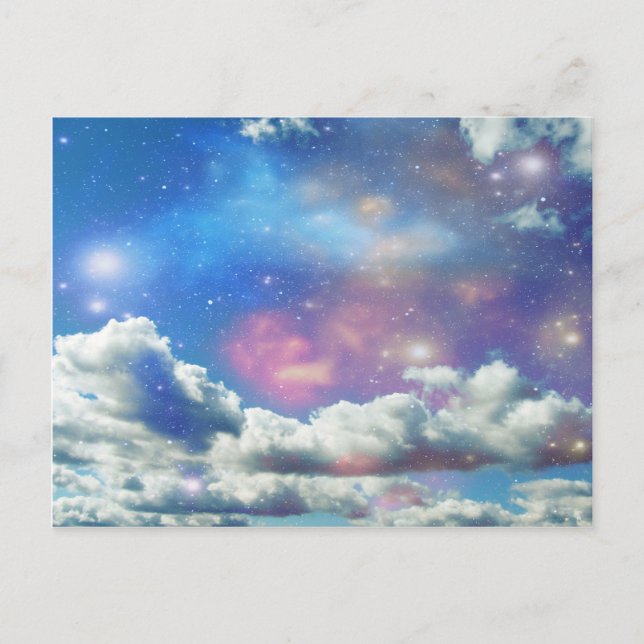Space Clouds Postcard (Front)