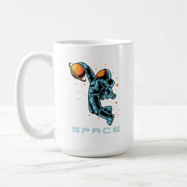 space coffee mug (Left)