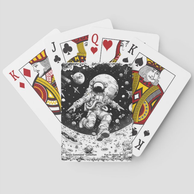 Space Command™ Collection – Fun-In-Space Series Playing Cards (Back)