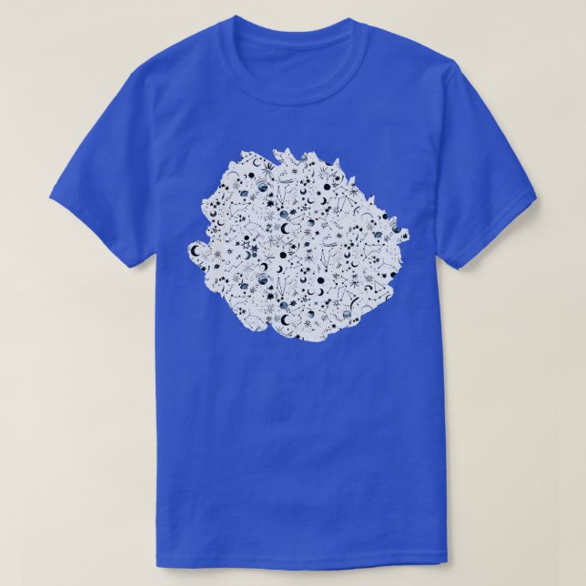 Space Constellations White T-Shirt (Design Front)
