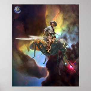 Space Cowboy Poster