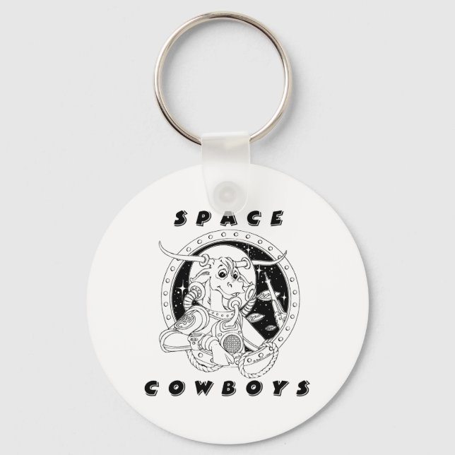Space Cowboys Keychain (Front)