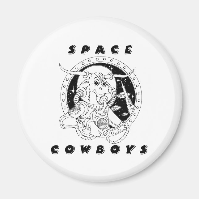 Space Cowboys Magnet (Front)