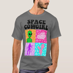 Space Cowgirl Bachelorette Party Rodeo Western Aes T-Shirt