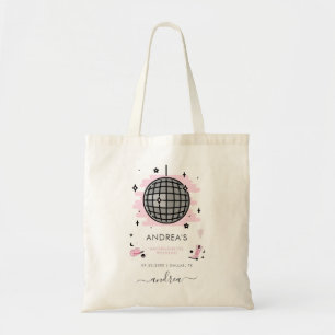 Space Cowgirl Disco Bachelorette Bridesmaid Favour Tote Bag