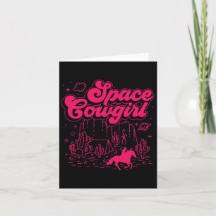 Space Cowgirls Bychelorette Party Rodeo Girls Wome Card