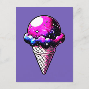 Space Cream Cone 205 Postcard