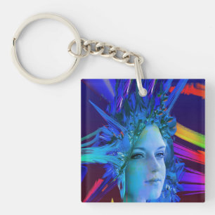 Space Crystal Keychain