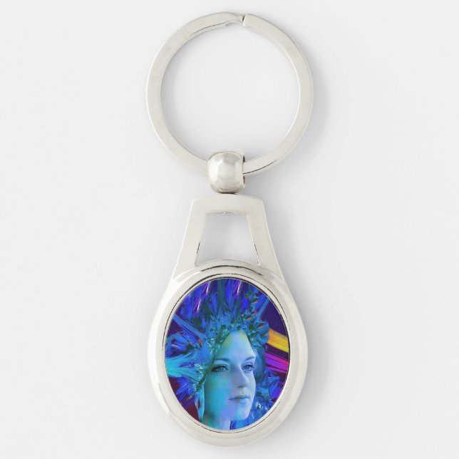 Space Crystal Keychain (Front)