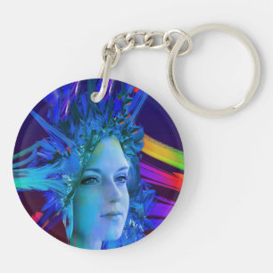 Space Crystal Keychain