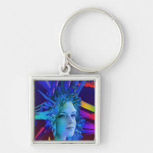 Space Crystal Keychain