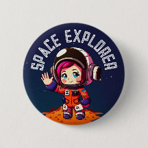 Space | Cute Girl in Mars | Space Explorer