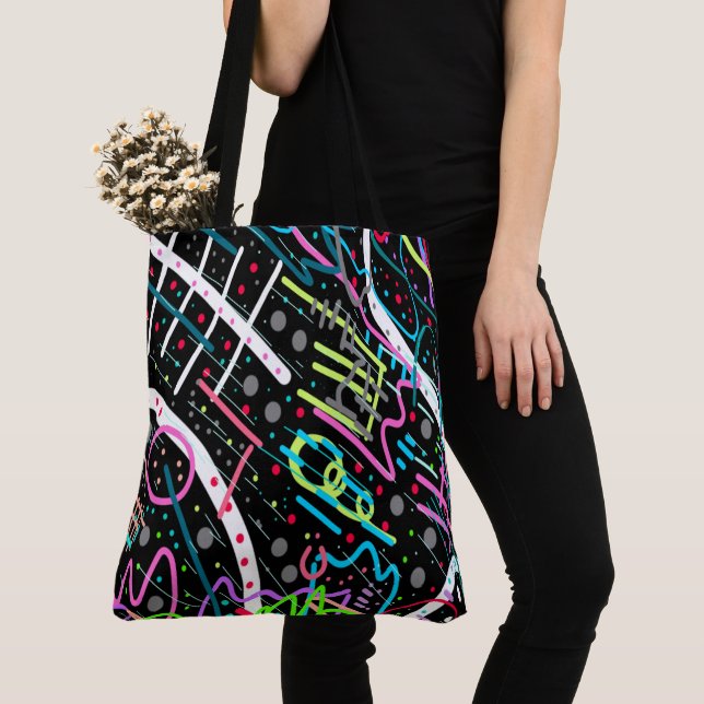 Space Debris Tote Bag (Close Up)