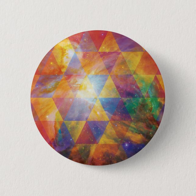 Space Design 2 Inch Round Button (Front)