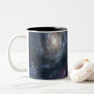 Space Design Two-Tone Coffee Mug