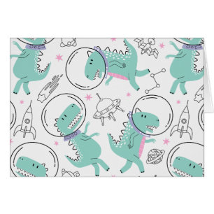 Space Dinosaurs, Cute Dinosaurs, Space Ship, Stars