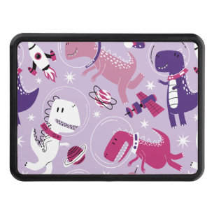 Space Dinosaurs, Cute Dinosaurs, Stars, Space Ship Trailer Hitch Cover