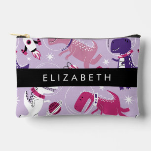 Space Dinosaurs, Cute Dinosaurs, Stars, Your Name Accessory Pouch