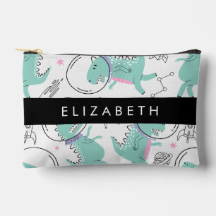 Space Dinosaurs, Cute Dinosaurs, Stars, Your Name Accessory Pouch