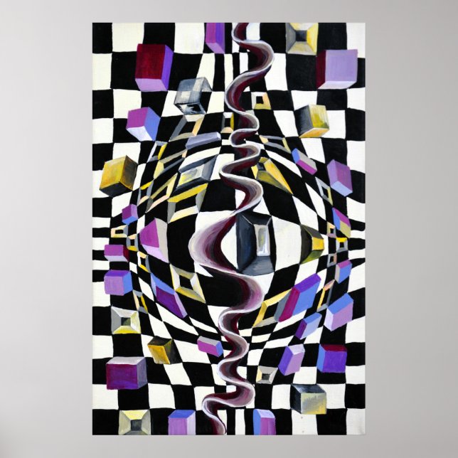 Space Distortion with Illusions of Perspective Poster (Front)