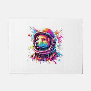 Space Dog Lover Design Doormat