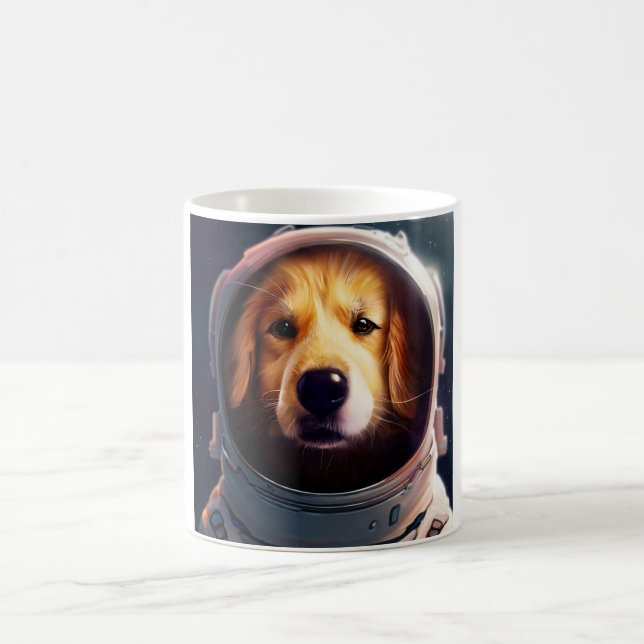 Space Dog Mug (Center)