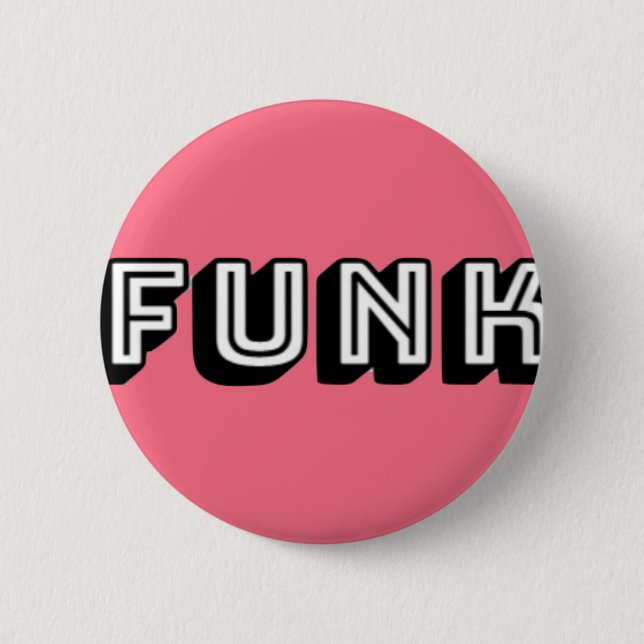 SPACE DOGS RADiO -  FUNK BADGE 2 Inch Round Button (Front)