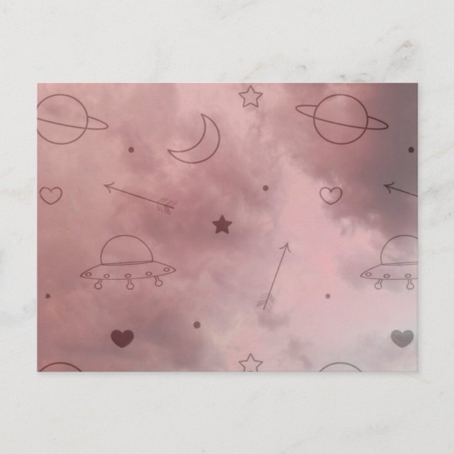 Space Doodle Postcard (Front)