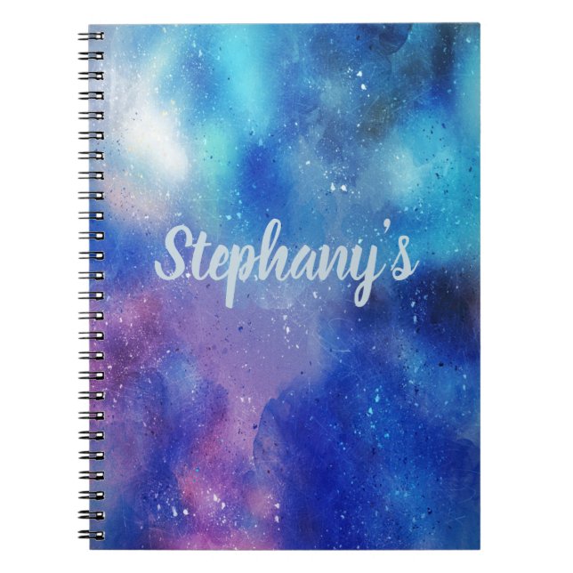 Space dreamish abstract fantasy notebook (Front)