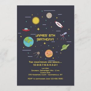 Space Elements Invitation