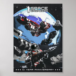 Space Engineers 10 Year Anniversary Poster