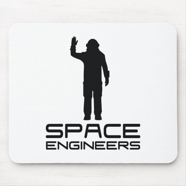 Space Engineers Mousepad White (Front)