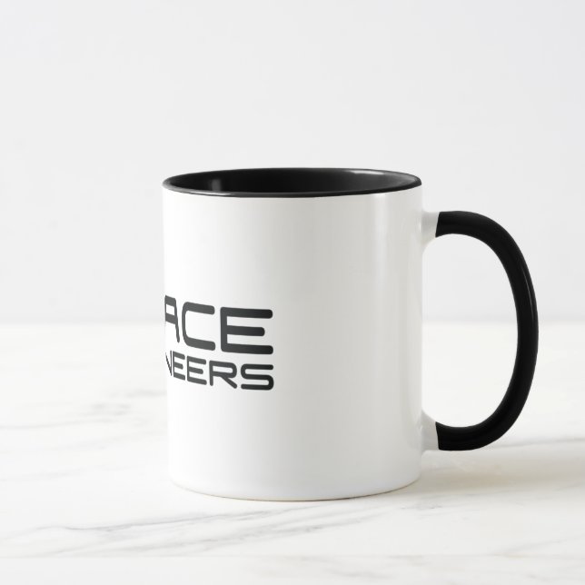 Space Engineers Ringer White Mug SE logo (Right)