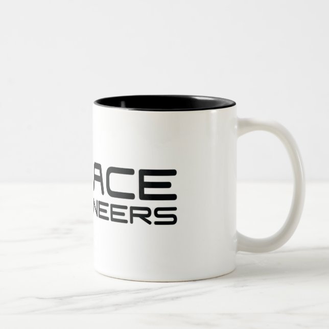 Space Engineers Two-Tone Mug white/black SE logo (Right)