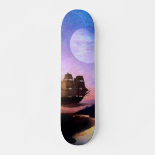 Space Exploration Artwork Voyager Spacecraft Skateboard