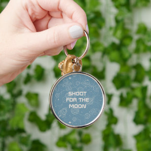 Space Exploration Galaxy Universe Star Personalize Keychain