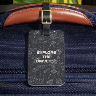 Space Exploration Galaxy Universe Star Personalize Luggage Tag
