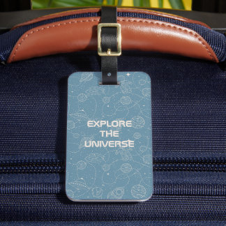 Space Exploration Galaxy Universe Star Personalize Luggage Tag
