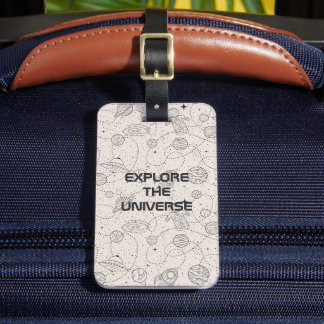 Space Exploration Galaxy Universe Star Personalize Luggage Tag