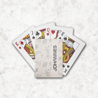 Space Exploration Galaxy Universe Star Personalize Playing Cards