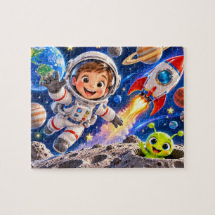Space Explorer Adventure Jigsaw Puzzle