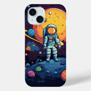 Space Explorer Art  iPhone 15 Case