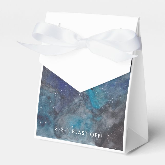 Space Explorer Favor Box (Front Side)