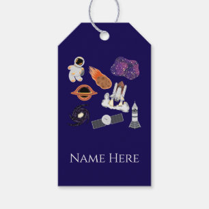 Space Explorer Gift Tags