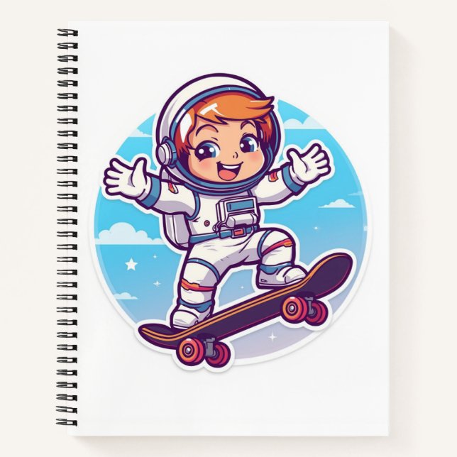 Space Explorer Sports Notebook – Back to School (Front)