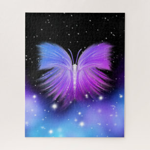 Space Fantasy Butterfly Cosmic Jigsaw Puzzle