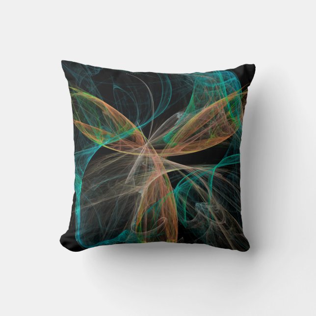 Space Fantasy Throw Pillow (Front)