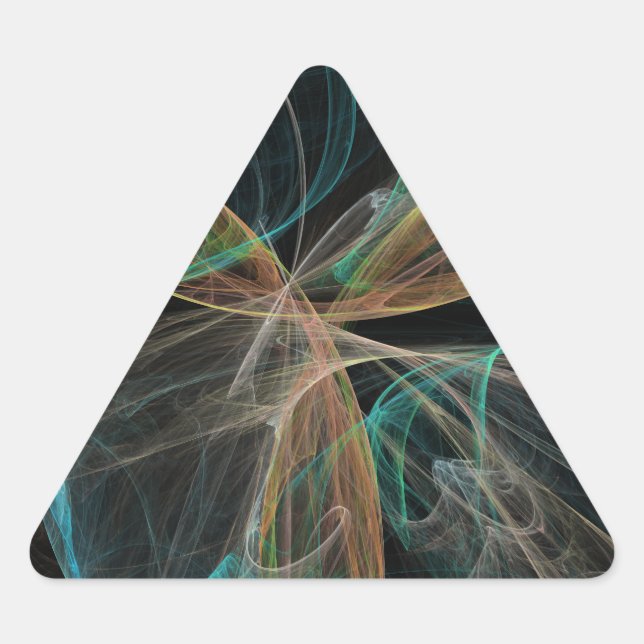 Space Fantasy Triangle Sticker (Front)